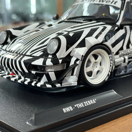 Solido Porsche 911 (964) RWB The Zebra 1:18 Diecast Model - collector edition scale model