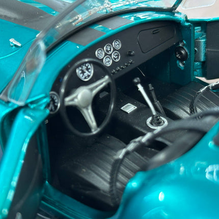 1/18 Pink Slips Shelby Cobra 427 S/C MK2 1967 Metallic Blue Diecast - collector edition scale model