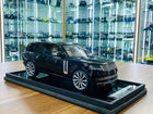 MotorHelix Range Rover Autobiography Limited Edition 1/18 Resin Model Car Black - detailed collector display model