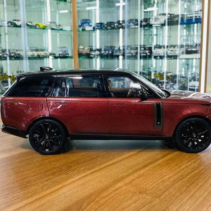 LCD Model Land Rover Range Rover SV 2022 Red 1:18 Diecast Model Car - collectible scale model car