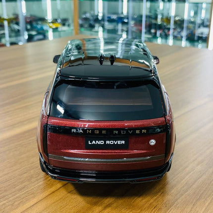 LCD Model Land Rover Range Rover SV 2022 Red 1:18 Diecast Model Car - premium collector scale model