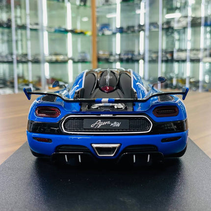 GT Spirit 1/18 Koenigsegg Agera RS Resin Model Blue/Black - premium collector scale model