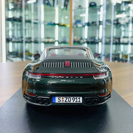 GT Spirit Porsche 911 Targa 4 1/18 Dark Green Limited Resin Model - premium collector scale model