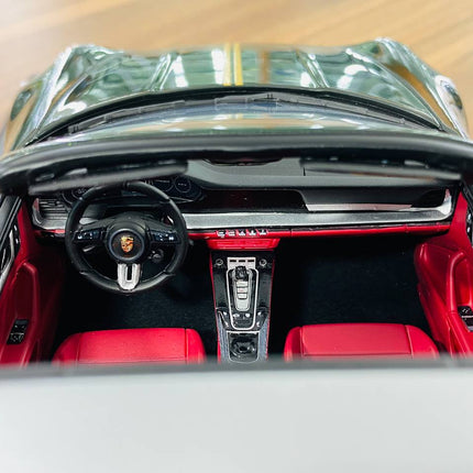 GT Spirit Porsche 911 Targa 4 1/18 Dark Green Limited Resin Model - detailed die-cast style model