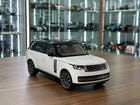 LCD Model Range Rover SV 2022 White/Black Roof 1:18 Diecast Model Car - detailed collector display model