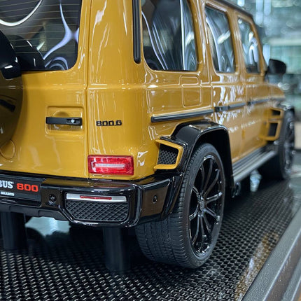 MotorHelix Mercedes-Benz G63 BRABUS 800 1:18 Resin Model Yellow Limited 99 Pcs - collector edition scale model