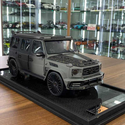 Timothy & Pierre 1:18 Resin Model Mercedes-Benz AMG G63 MANSORY UAE Matt Black/Grey - detailed collector display model
