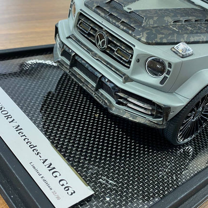 Timothy & Pierre 1:18 Resin Model Mercedes-Benz AMG G63 MANSORY UAE Matt Black/Grey - fine detailed model replica