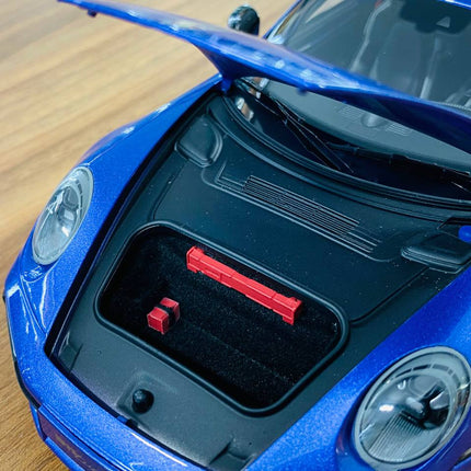 Minichamps 1/18 Porsche 911 Turbo S Sport Design 2021 Purple Diecast Model - collector edition scale model