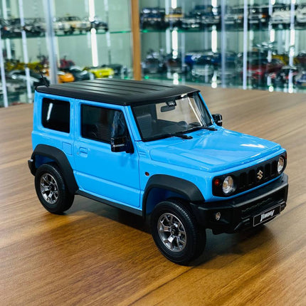 LCD Model Suzuki Jimny Baby Blue 1:18 Diecast Model Car - detailed collector display model