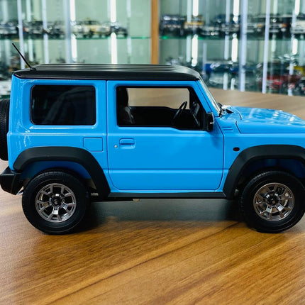 LCD Model Suzuki Jimny Baby Blue 1:18 Diecast Model Car - collectible scale model car