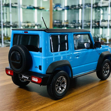 LCD Model Suzuki Jimny Baby Blue 1:18 Diecast Model Car - scale model for display