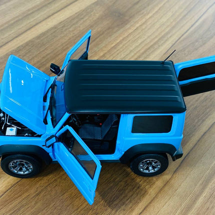 LCD Model Suzuki Jimny Baby Blue 1:18 Diecast Model Car - collector edition scale model