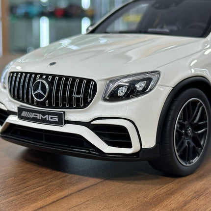 GT Spirit 1/18 Mercedes-Benz GLC 63S Resin Model White Limited Edition - detailed die-cast style model