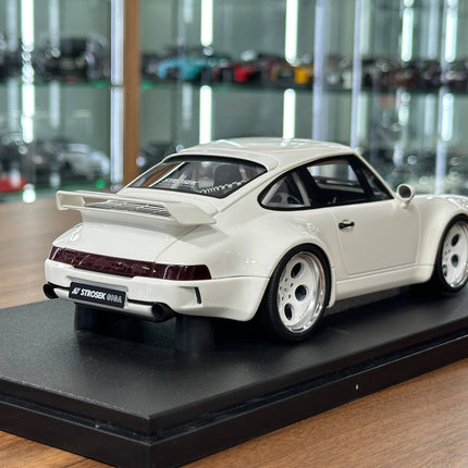 GT Spirit Porsche 911 (992) Strosek Giga 2024 1:18 White Resin Model - fine detailed model replica