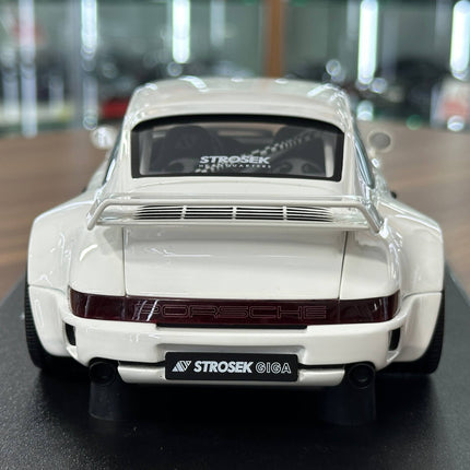 GT Spirit Porsche 911 (992) Strosek Giga 2024 1:18 White Resin Model - premium collector scale model