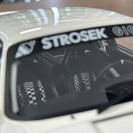 GT Spirit Porsche 911 (992) Strosek Giga 2024 1:18 White Resin Model - scale model collectible piece
