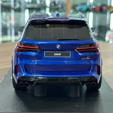 GT Spirit 1:18 BMW X5 M Competition 2023 Marina Bay Blue Metallic Limited Edition - premium collector scale model