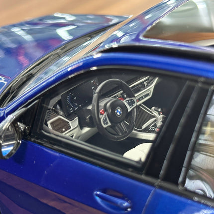 GT Spirit 1:18 BMW X5 M Competition 2023 Marina Bay Blue Metallic Limited Edition - collector edition scale model