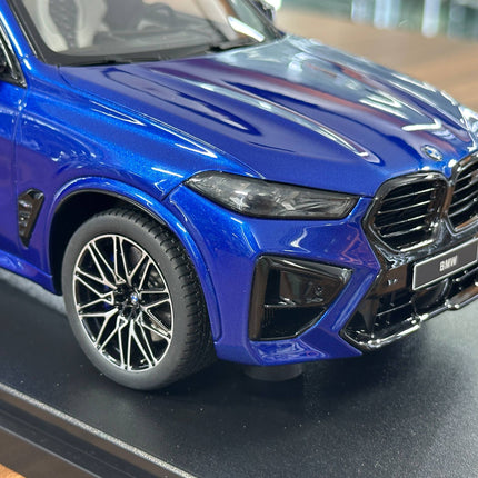 GT Spirit 1:18 BMW X5 M Competition 2023 Marina Bay Blue Metallic Limited Edition - scale model for display