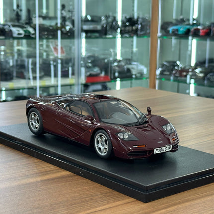 GT Spirit McLaren F1 1992 1:18 Resin Diecast Model Car Burgundy Limited 999 Pcs - detailed collector display model