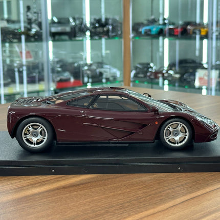 GT Spirit McLaren F1 1992 1:18 Resin Diecast Model Car Burgundy Limited 999 Pcs - collectible scale model car
