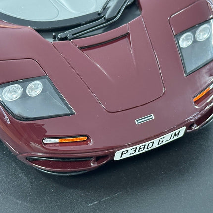 GT Spirit McLaren F1 1992 1:18 Resin Diecast Model Car Burgundy Limited 999 Pcs - collector edition scale model