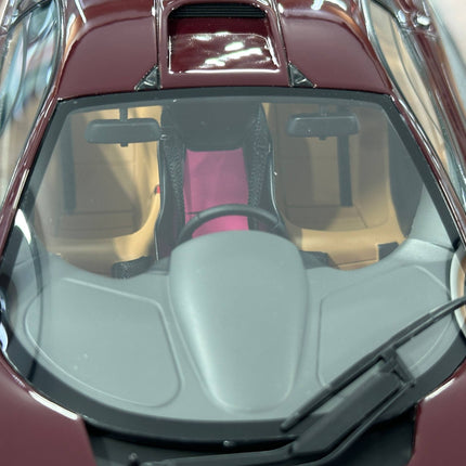 GT Spirit McLaren F1 1992 1:18 Resin Diecast Model Car Burgundy Limited 999 Pcs - showroom-quality model replica