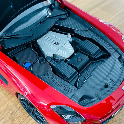 Minichamps Exclusive Mercedes-Benz SLS AMG Black Series 2013 1/18 Diecast Red - showroom-quality model replica