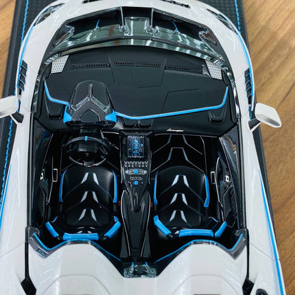 MR Collection Lamborghini SC 20 1/18 Resin Model White - scale model for display