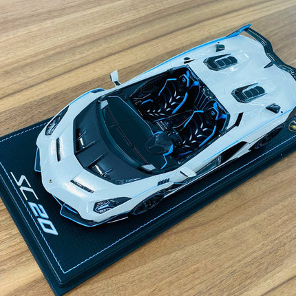 MR Collection Lamborghini SC 20 1/18 Resin Model White - premium collector scale model