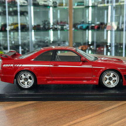 🚨1/18 resin Ignition Model Nissan Skyline GT-R R33 Nismo 400R Red - collectible scale model car