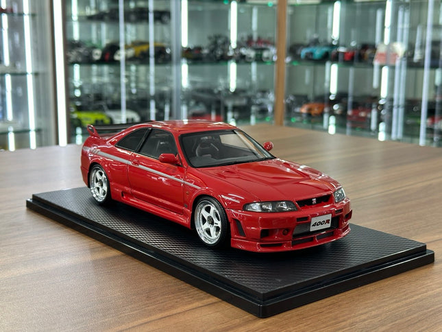 🚨1/18 resin Ignition Model Nissan Skyline GT-R R33 Nismo 400R Red - detailed collector display model