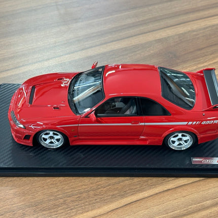 🚨1/18 resin Ignition Model Nissan Skyline GT-R R33 Nismo 400R Red - premium collector scale model