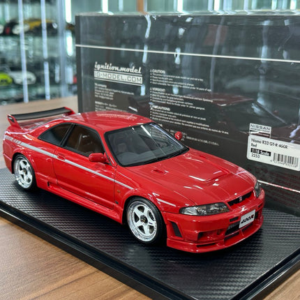 🚨1/18 resin Ignition Model Nissan Skyline GT-R R33 Nismo 400R Red - hand-finished display model