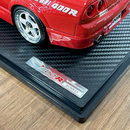 🚨1/18 resin Ignition Model Nissan Skyline GT-R R33 Nismo 400R Red - showroom-quality model replica