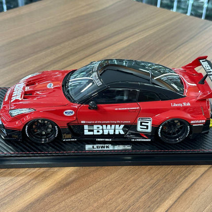 Ignition Model 1:18 Nissan Skyline GT-R R33 Nismo 400R Resin Model Red - scale model collectible piece