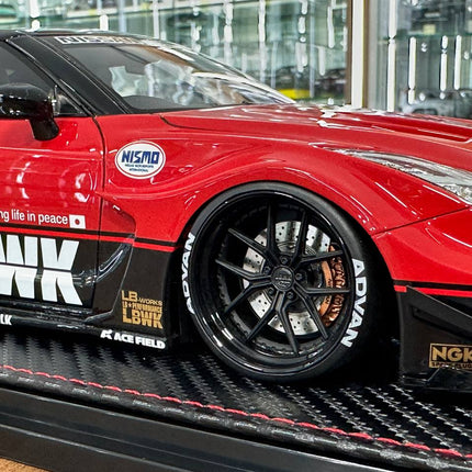 Ignition Model 1:18 Nissan Skyline GT-R R33 Nismo 400R Resin Model Red - showroom-quality model replica