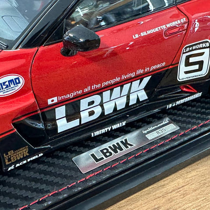 Ignition Model 1:18 Nissan Skyline GT-R R33 Nismo 400R Resin Model Red - detailed die-cast style model