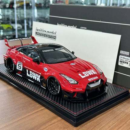 Ignition Model 1:18 Nissan Skyline GT-R R33 Nismo 400R Resin Model Red - detailed model car replica