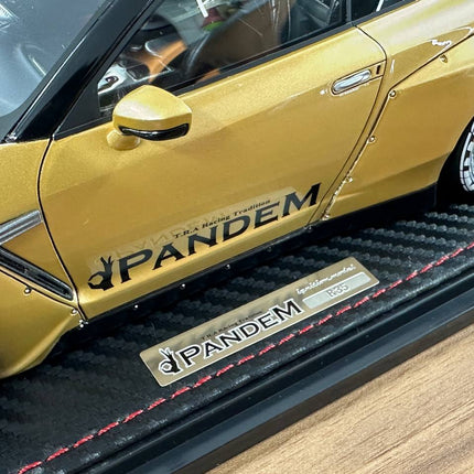 Ignition Model 1:18 Resin Nissan GT-R R35 Pandem Gold - showroom-quality model replica