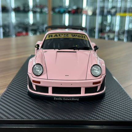 Ignition Model Porsche 930 RWB 1:18 Resin Pink - studio product photo of the scale model
