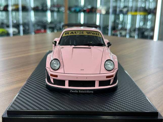 Ignition Model Porsche 930 RWB 1:18 Resin Pink - studio product photo of the scale model