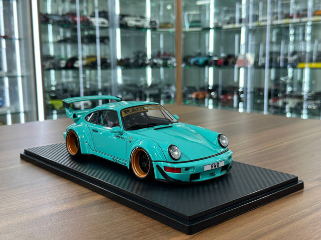 Ignition Model 1:18 Resin Porsche 964 RWB Light Blue - detailed collector display model