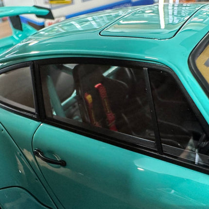 Ignition Model 1:18 Resin Porsche 964 RWB Light Blue - showroom-quality model replica