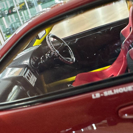 Ignition Model 1:18 Nissan Skyline R34 Super LB-Silhouette #5 Red/Black Resin - showroom-quality model replica