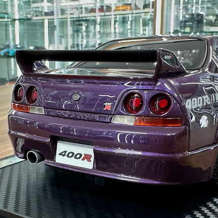 Ignition Model 1:18 Resin Nissan Skyline GT-R R33 Nismo 400R Midnight Purple - scale model for display