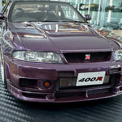 Ignition Model 1:18 Resin Nissan Skyline GT-R R33 Nismo 400R Midnight Purple - detailed die-cast style model