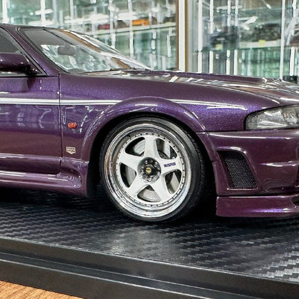 Ignition Model 1:18 Resin Nissan Skyline GT-R R33 Nismo 400R Midnight Purple - collector edition scale model