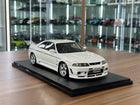 Ignition Model 1/18 Nissan Skyline GT-R R33 Nismo 400R White Resin - detailed collector display model